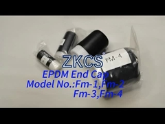 オゾンとUV抵抗 冷却収縮 EPDM端蓋 ケーブルとパイプの端保護