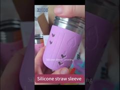 環境に優しいシリコンストローカバーは、あらゆる飲み物に快適さとスタイルを加えます