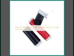 Black And Red Flexible Cold Shrinkable Sleeving For Cable Insulation And Protection
