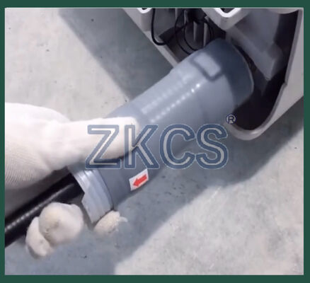 シリコン 冷凍縮小管 柔軟で耐候性があり 道具を使わない密封方法