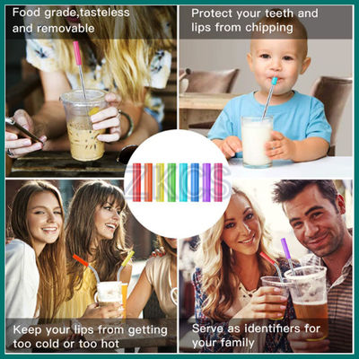 再利用可能なカラーシリコンスリーブ（ドリンクウェア用）| ソフトグリップ＆熱保護