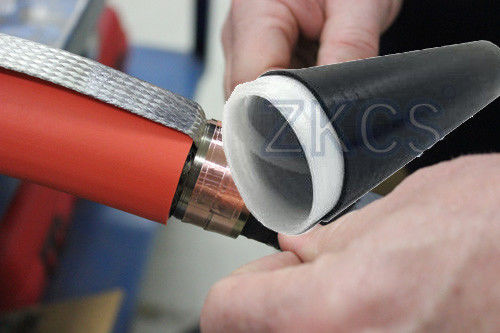 70mm EPDMの螺線形の中心の比率の多長さCSTのための冷たい収縮の管
